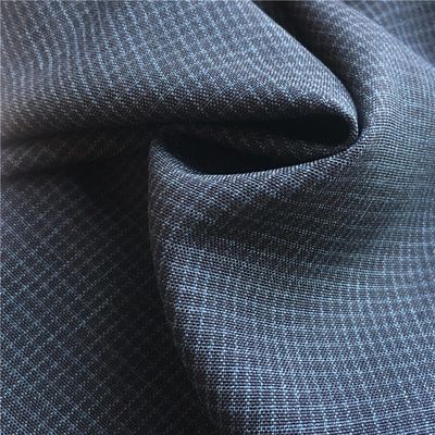 calidad 300D*300D Tejido de malla de dos colores para mujer Vestido de hombre Traje de cuadrícula RZ 1675 fábrica