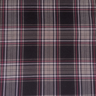 Tejido de malla de cuatro colores de poliéster de hilados teñidos de twill para vestidos de señoras