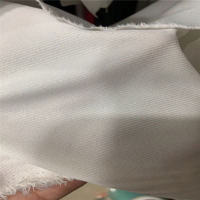75D 40D Poliéster Spandex de 4 vías Caballería Twill Tejido Georgette para mujeres Vestidos de vestir